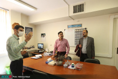 بازدید دکتر روح‌الله دهقانی فیروزآبادی رییس جدید جهاددانشگاهی از بخش های مختلف معاونت فرهنگی