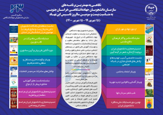اینفوگرافیک/مهم‌ترین برنامه‌های دانشجویی سازمان دانشجویان خراسان جنوبی