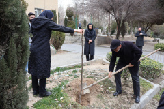 کاشت نهال به یاد «شهدای دانشجو» و «شهدای جهاددانشگاهی»