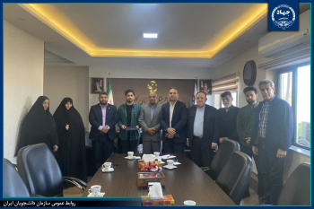 دفتر سازمان دانشجویان جهاددانشگاهی استان گلستان در دانشگاه فرهنگیان افتتاح شد